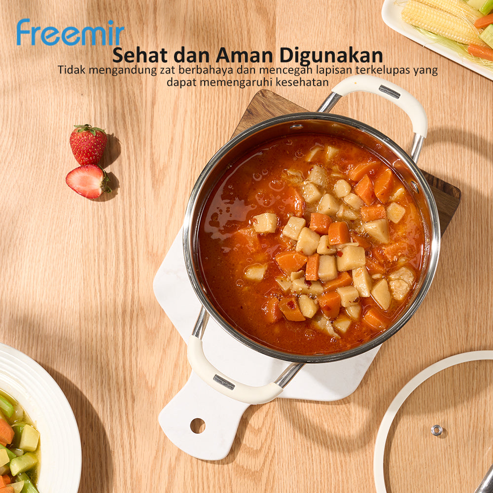 freemir Soup Pot 20 CM Double Bottom