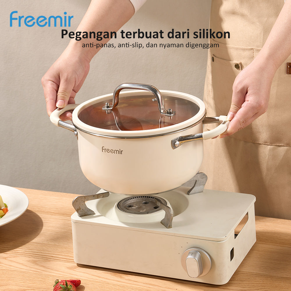 freemir Soup Pot 20 CM Double Bottom