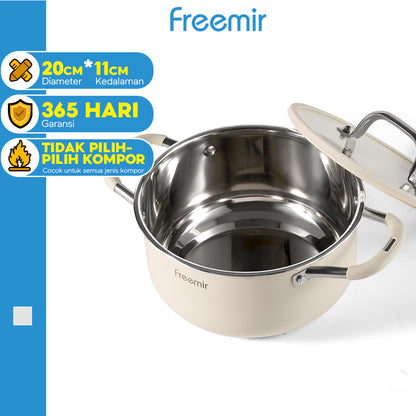 freemir Soup Pot 20 CM Double Bottom