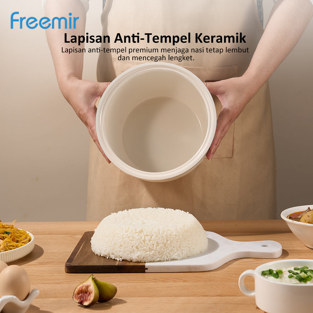 Rice Cooker dengan Layar Sentuh 1.5L Low Watt untuk Kontrol Gula Rendah dan Kalori