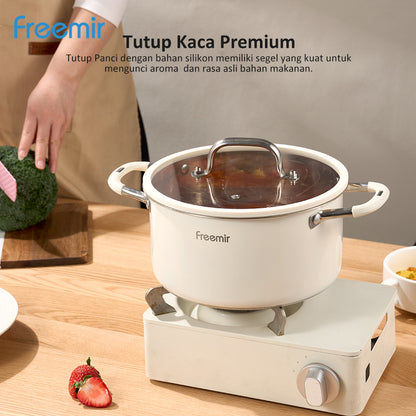 freemir 22 CM Double Bottom Stainless Steel Pan