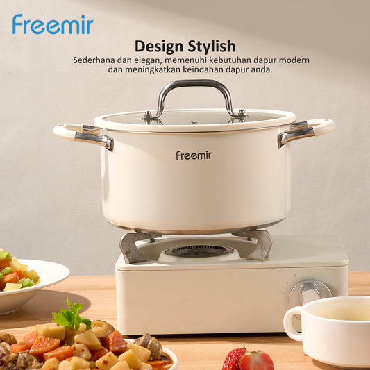 freemir 22 CM Double Bottom Stainless Steel Pan