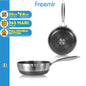 freemir Wajan Honeycomb 24 CM Stainless Steel Double Bottom