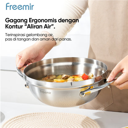 Seri Air SUS 316 Stainless Steel Frying Pan 24 CM