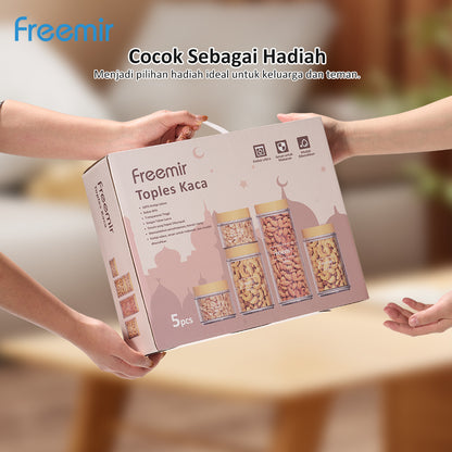 freemir Set Toples Kaca 5 Pcs