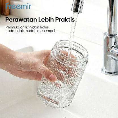 freemir Set Toples Kaca Penyimpanan 4pcs dengan Gift Box