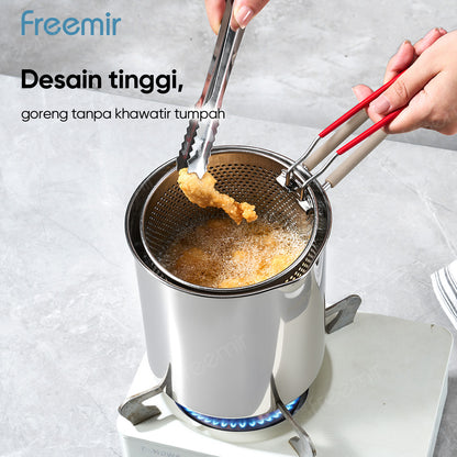 Freemir Stainless Steel Deep Fryer with Clip