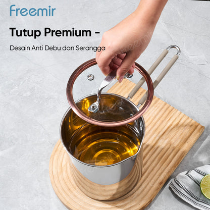 Freemir Stainless Steel Deep Fryer with Clip