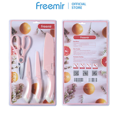 Freemir 4 Pcs Knives - Pink