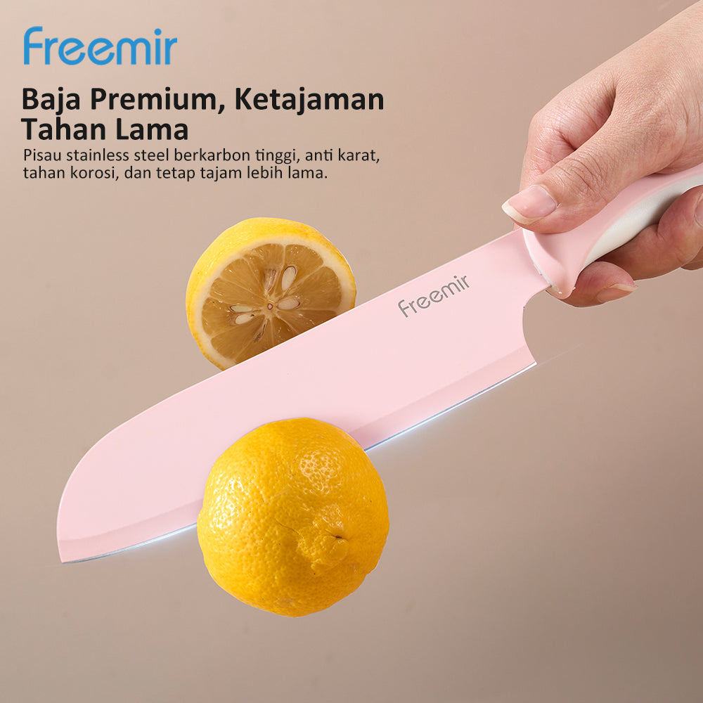 freemir 4 Pcs Pisau - Pink