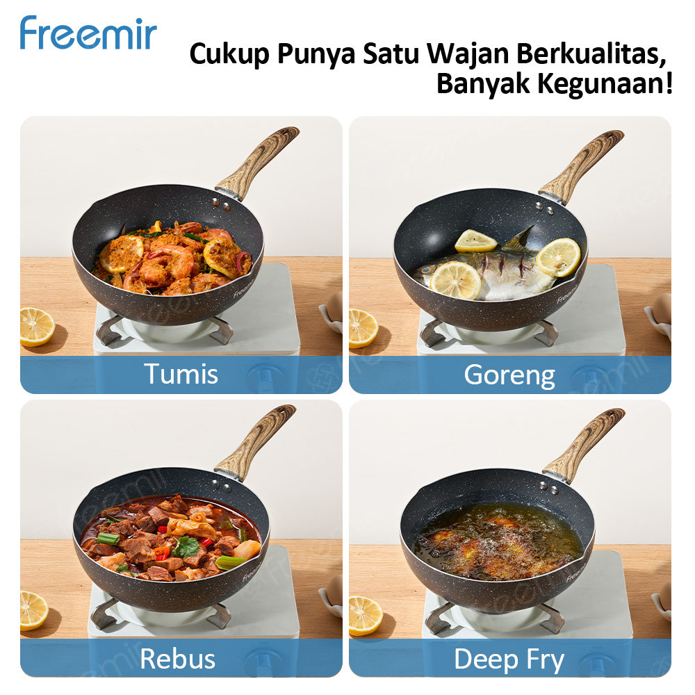 freemir Wajan Penggorengan 24 CM Single Bottom