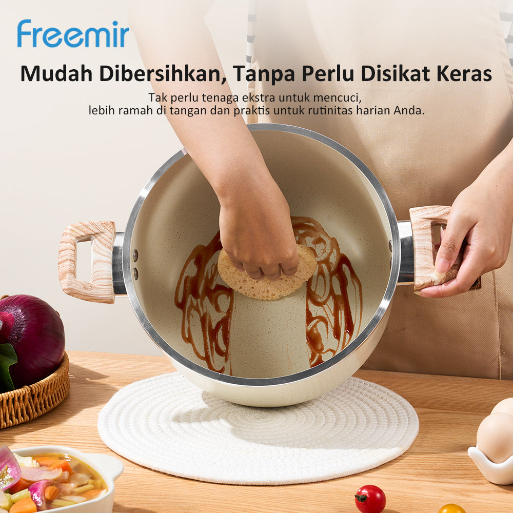 freemir Panci  24 dengan Micro Pressure 5.5L Double Bottom