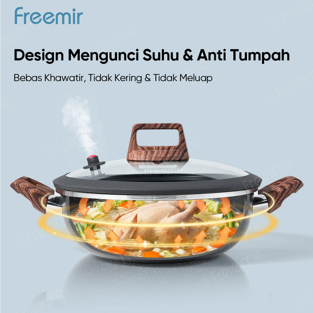 freemir Wok Pan 3L Micro Pressure 24 CM