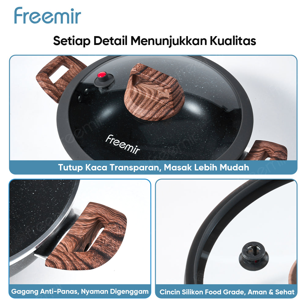 freemir Wok Pan 3L Micro Pressure 24 CM
