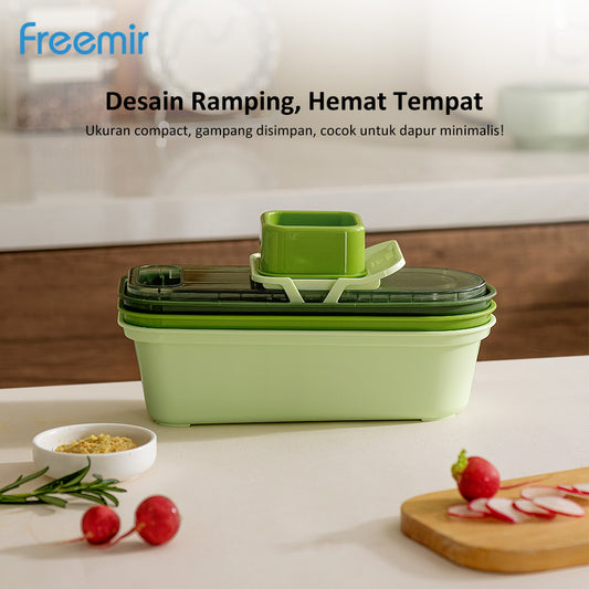 Freemir Vegetable Cutter – 6 Blades &amp; 3 Baskets