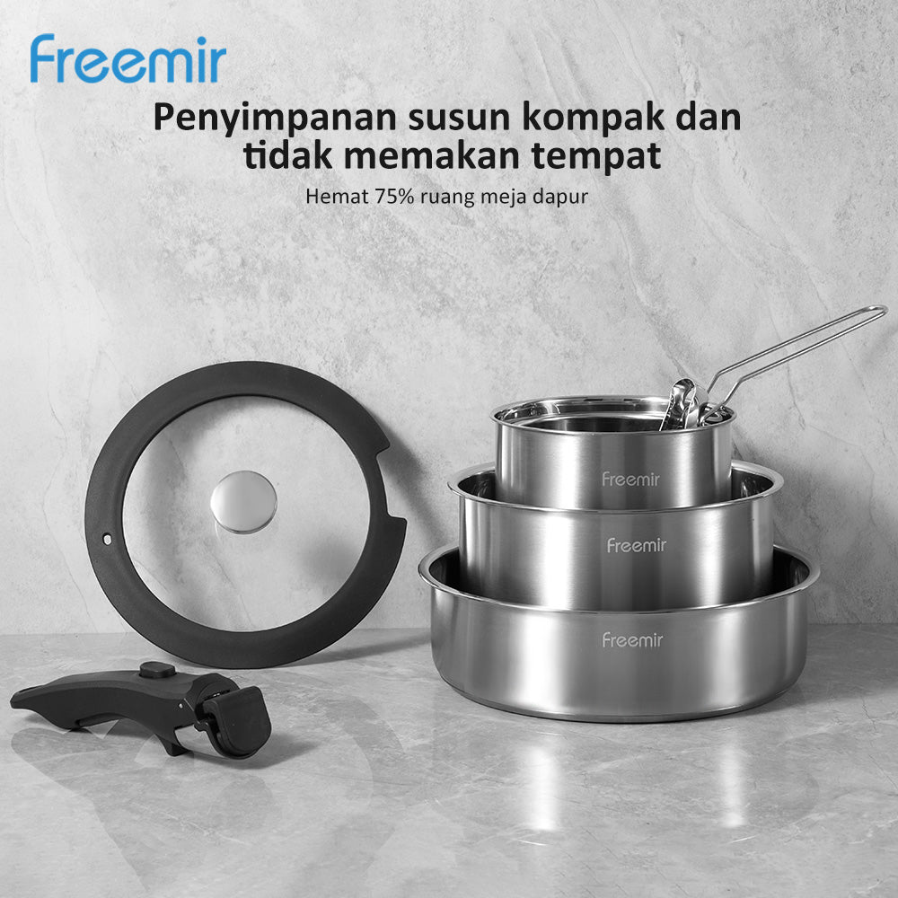 freemir Set Stainless Steel 7 Pcs