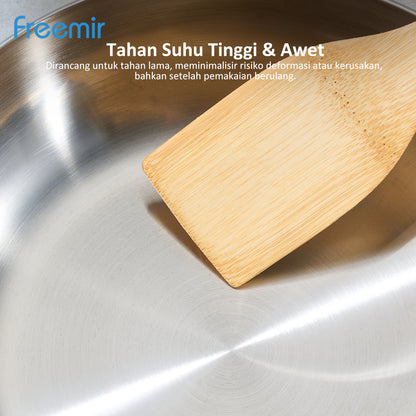 freemir 24 CM Double Bottom Stainless Steel Frying Pan