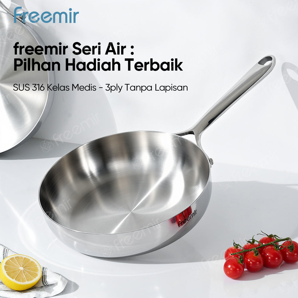 Seri Air Stainless Steel Fry Pan 24 CM