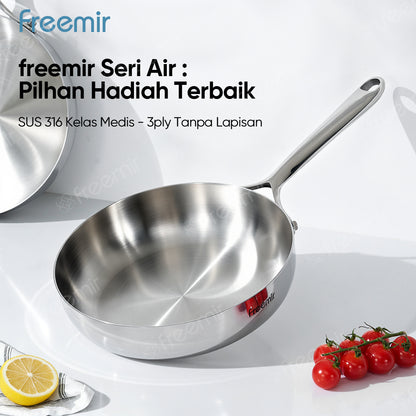 Seri Air Stainless Steel Fry Pan 24 CM