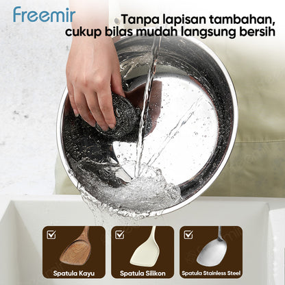 freemir Fire Series Frying Pan 24 CM Stainless Steel Double Bottom