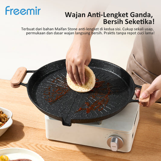 freemir Loyang Panggang Anti Lengket 32 CM Single Bottom
