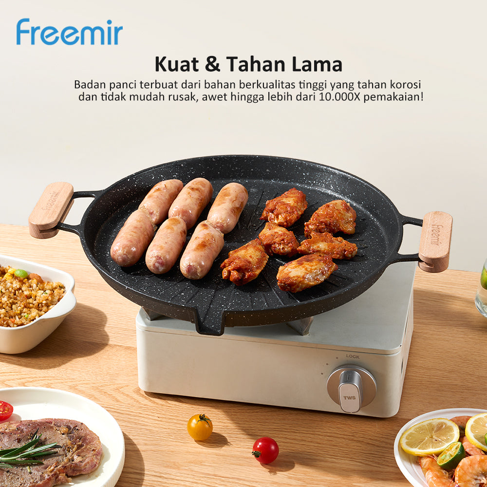 freemir Loyang Panggang Anti Lengket 32 CM Single Bottom