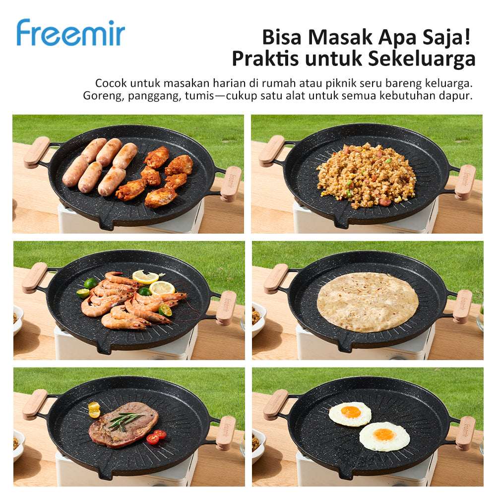 freemir Loyang Panggang Anti Lengket 32 CM Single Bottom