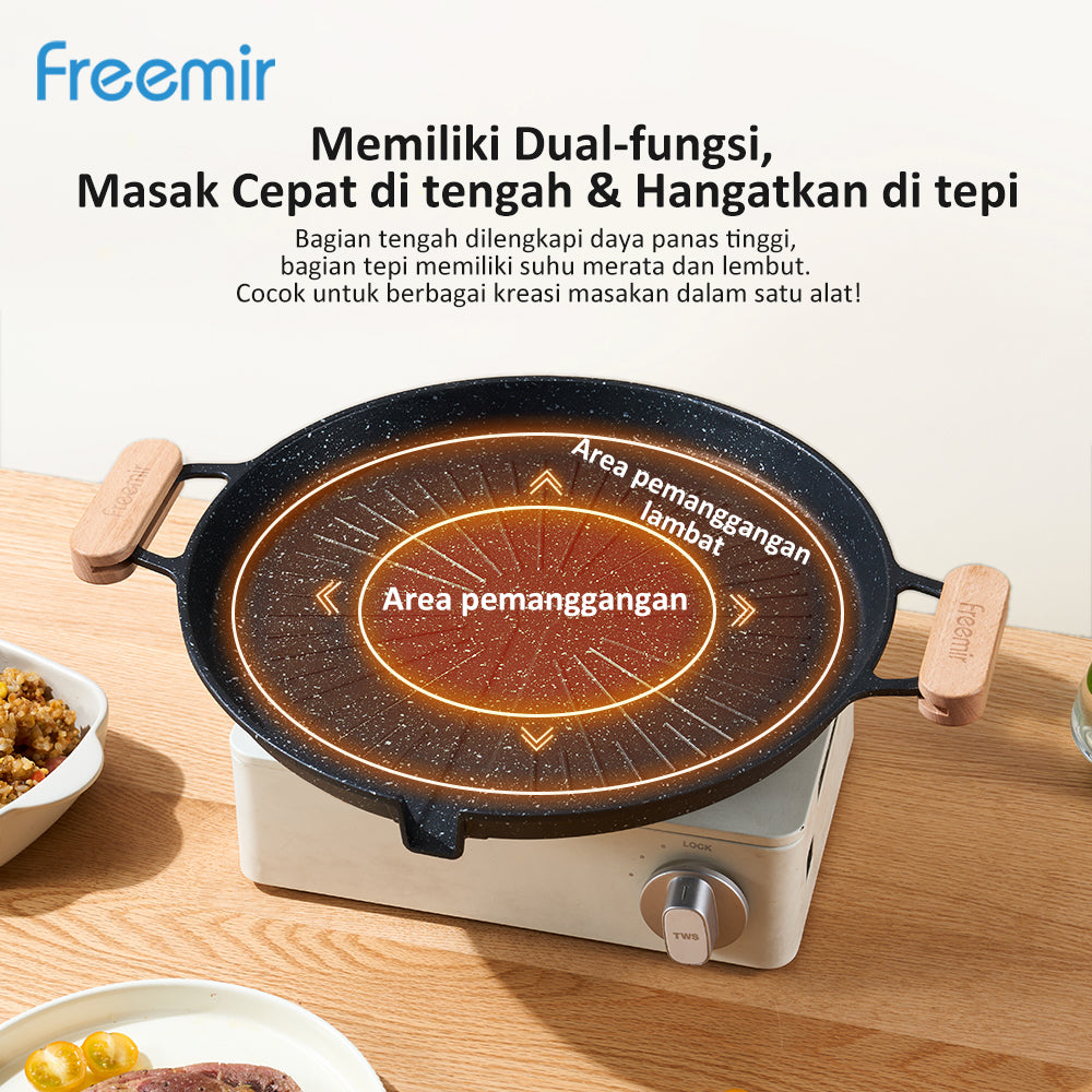 freemir Loyang Panggang Anti Lengket 32 CM Single Bottom