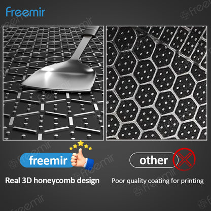 freemir Premium Jumbo Honeycomb Frying Pan 32cm with Glass Lid