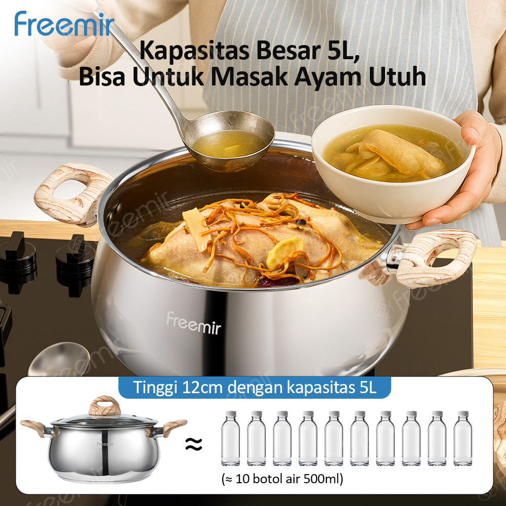 freemir Gemoy Pan 24 CM Stainless Steel