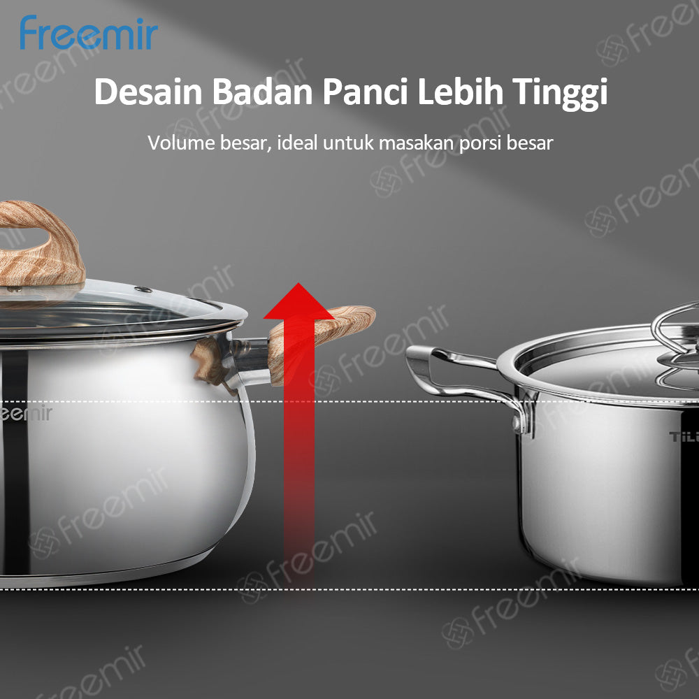freemir Gemoy Pan 24 CM Stainless Steel
