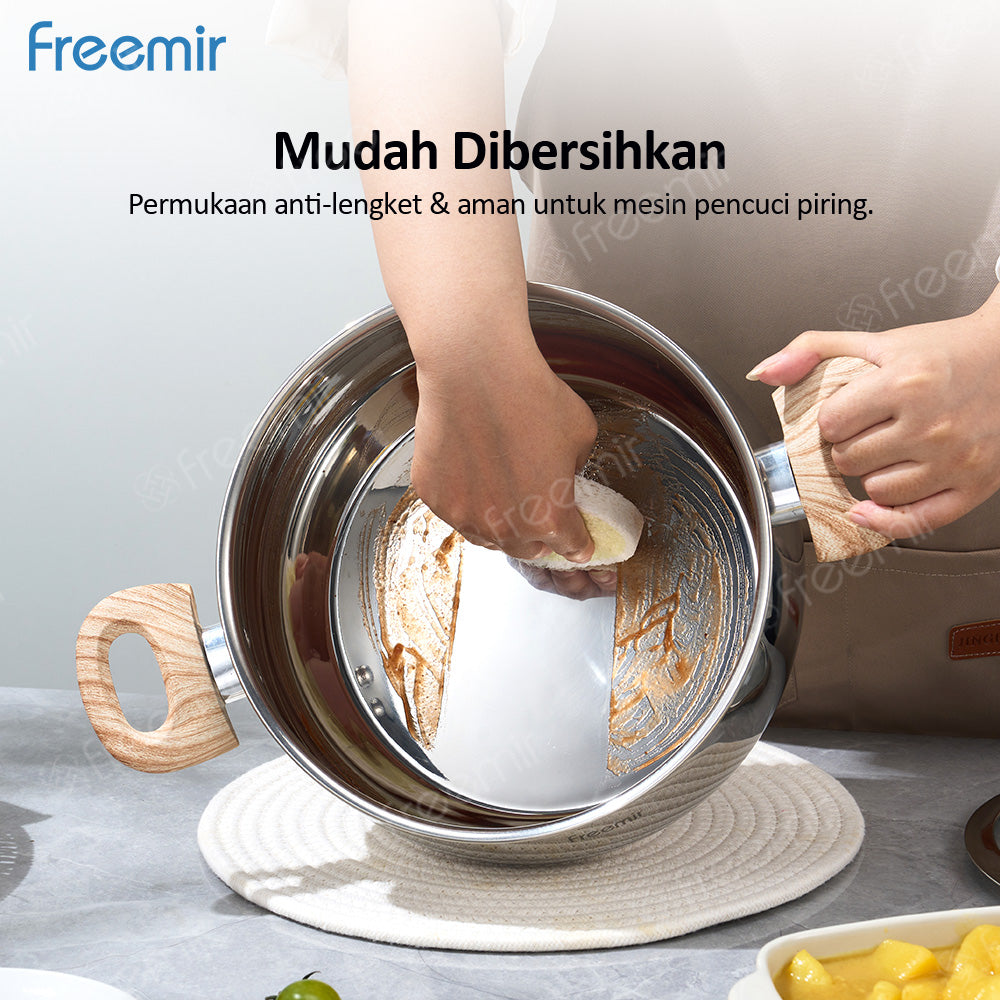 freemir Gemoy Pan 24 CM Stainless Steel