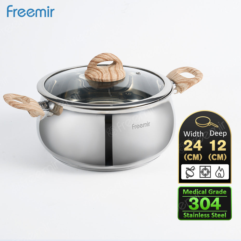 freemir Gemoy Pan 24 CM Stainless Steel