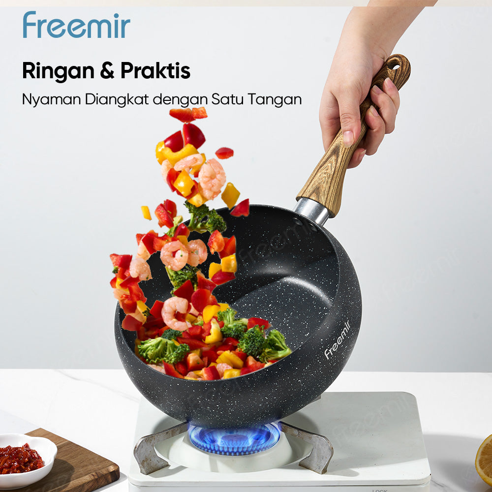 freemir Wok Pan 20 CM Anti Lengket