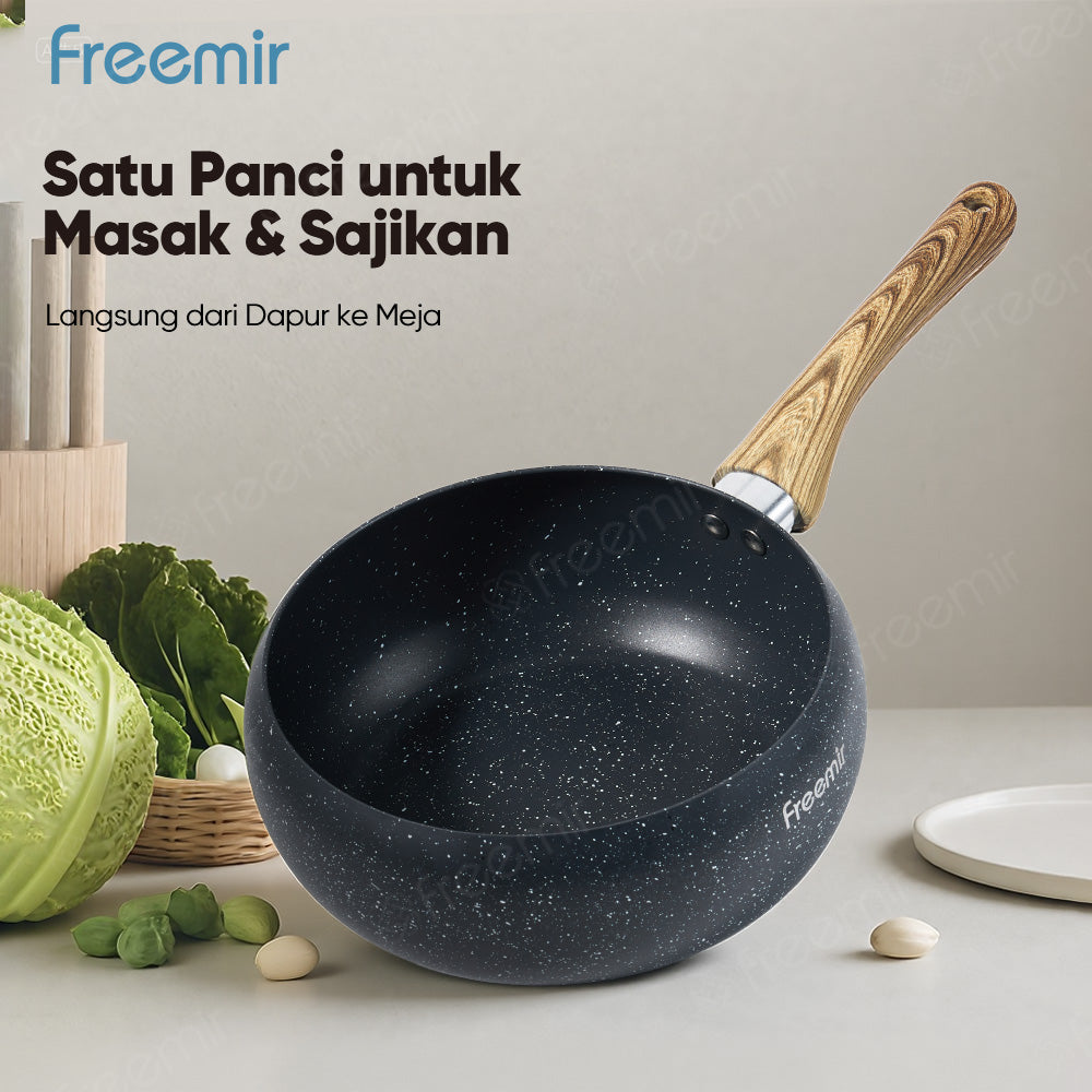 freemir Wok Pan 20 CM Anti Lengket