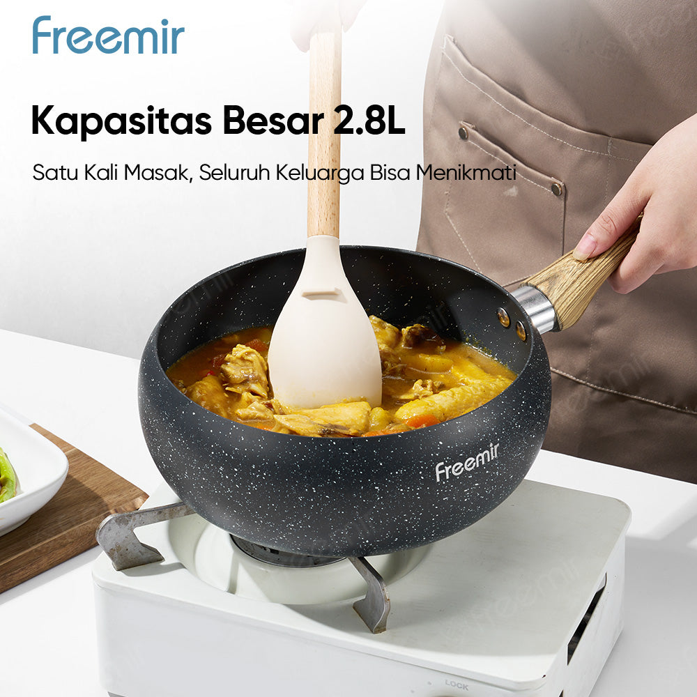 freemir Wok Pan 20 CM Anti Lengket