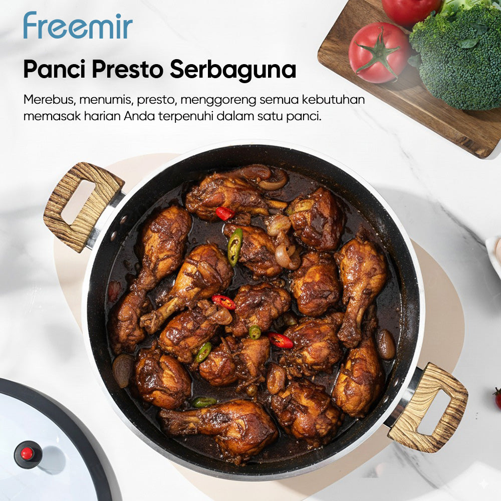 freemir Panci Presto 10L Micro Pressure 30 CM Single Bottom