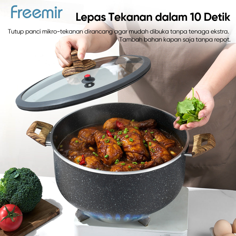 freemir Panci Presto 10L Micro Pressure 30 CM Single Bottom