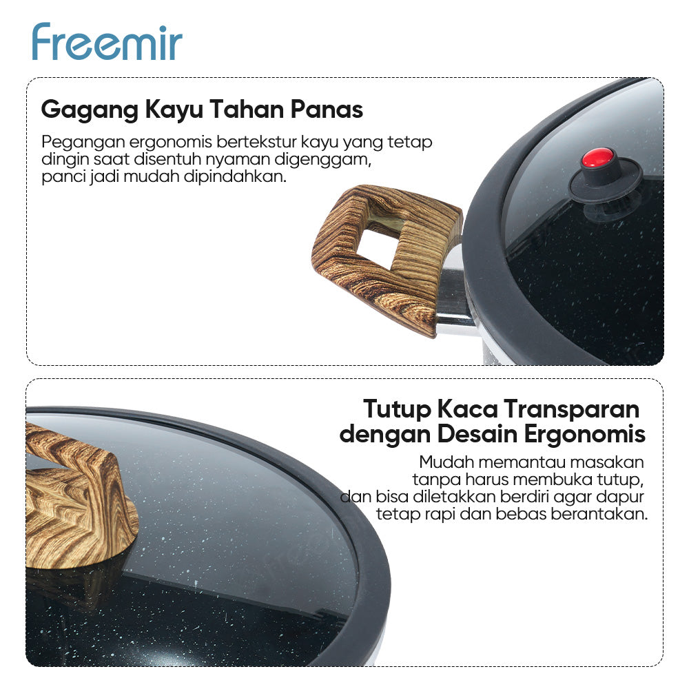 freemir Panci Presto 10L Micro Pressure 30 CM Single Bottom