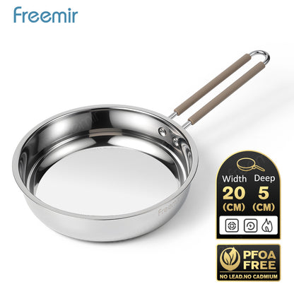 freemir 20 CM Stainless Steel Frying Pan