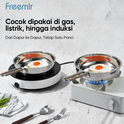 freemir 20 CM Stainless Steel Frying Pan
