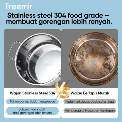 freemir Api Series 5 Set Stainless Steel Double Bottom