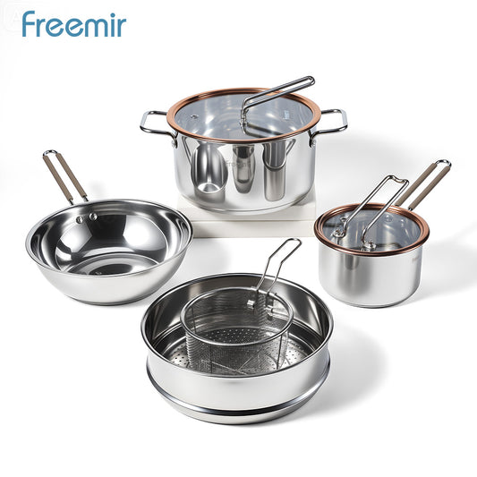 freemir Api Series 5 Set Stainless Steel Double Bottom