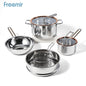 freemir Api Series 5 Set Stainless Steel Double Bottom
