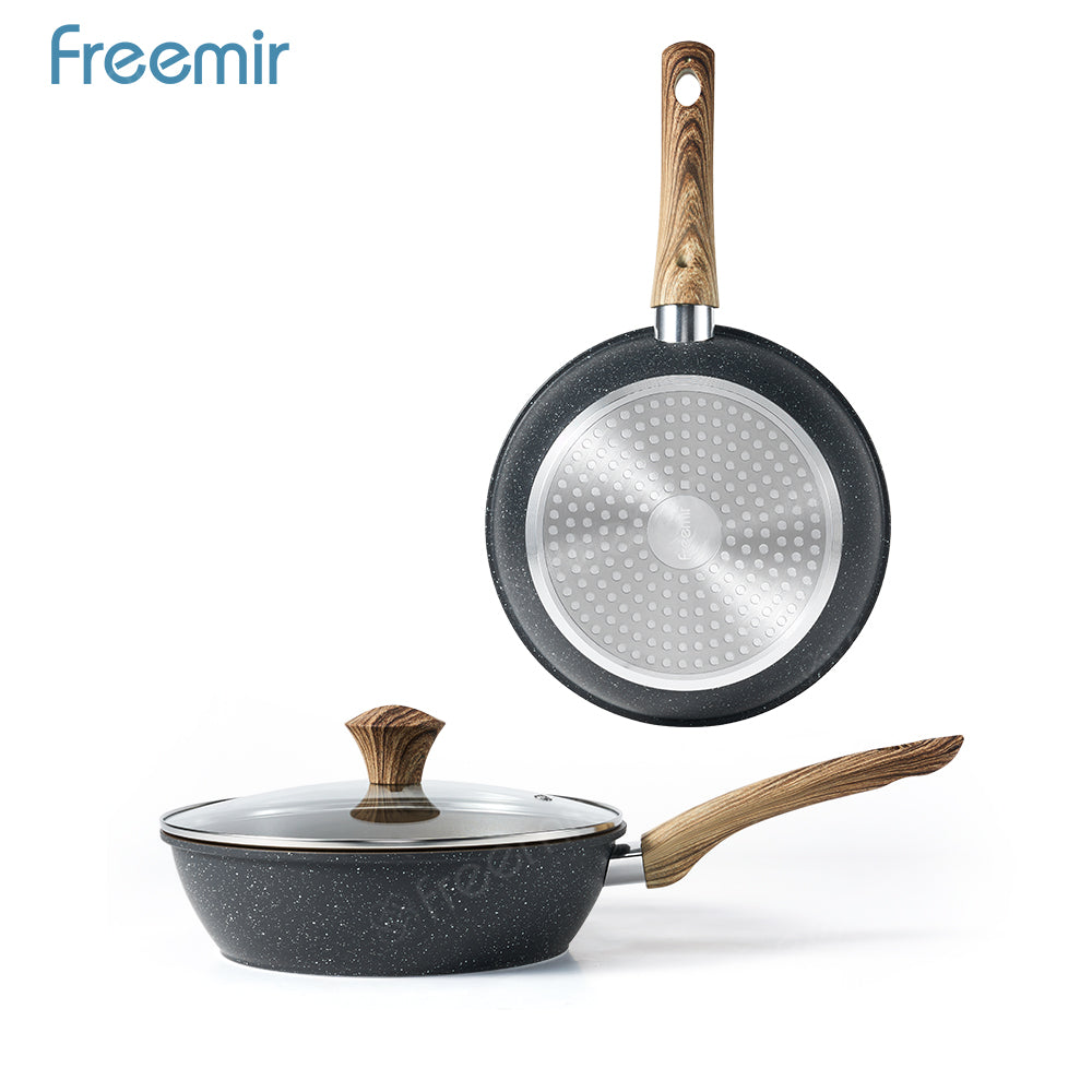 freemir Wajan Anti Lengket 24cm Titanium Blue Diamond - Hitam