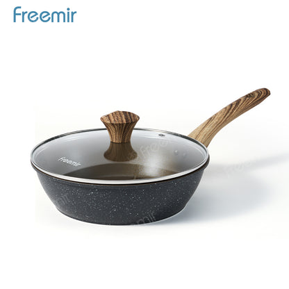freemir Wajan Anti Lengket 24cm Titanium Blue Diamond - Hitam