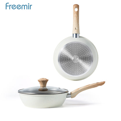 freemir Wajan Anti Lengket 24cm Titanium Blue Diamond - Putih