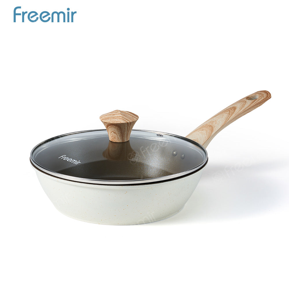 freemir Wajan Anti Lengket 24cm Titanium Blue Diamond - Putih